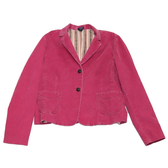 Gap Stretch Corduroy Jacket Pink Size 16 - Picture 1 of 5